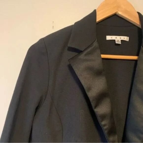 Cabi Black Blazer size medium single button - Picture 3 of 9